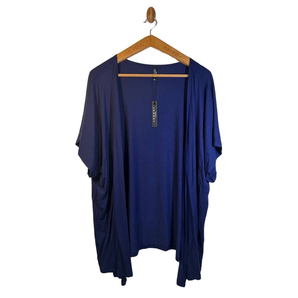 Made by Johnny Women’s Size L Blue Lightweight Cardigan Cover Up